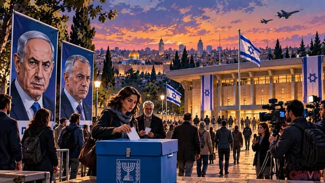 Trước giờ bỏ phiếu ở Israel, tranh cãi về nguy cơ leo thang với Iran đặt an ninh và trách nhiệm chính trị lên bàn cân
