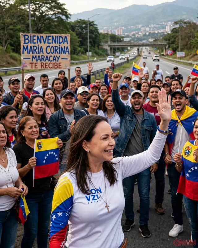 Ủy ban Nobel Hòa bình hoan nghênh nhà lãnh đạo đối lập Maria Corina Machado trở về quê hương Venezuela
