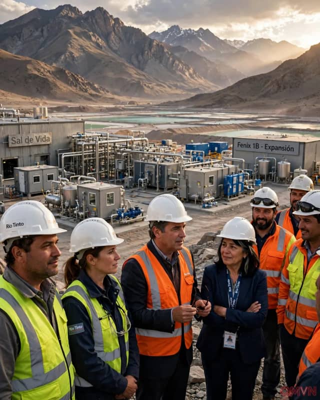 Rio Tinto khánh thành hai nhà máy lithium mới ở Argentina, đặt cược 1,4 tỷ USD vào công nghệ chiết xuất trực tiếp