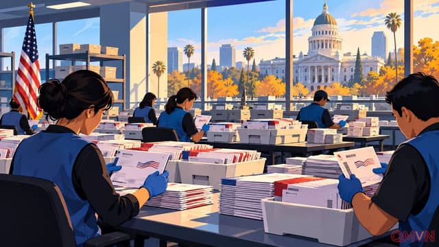 Tòa án Mỹ bác yêu cầu giữ lại 20.000 lá phiếu tại California, cuộc tranh luận về quyền bầu cử thêm căng thẳng