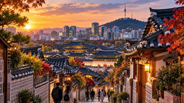 Seoul cuốn hút du khách quốc tế bằng cung điện cổ, phố sáng đèn và nhịp sống Hàn Quốc không ngủ