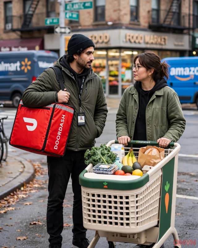 Thương vụ DoorDash thâu tóm Instacart trị giá 17 tỷ USD và canh bạc giao hàng bách hóa tại Mỹ