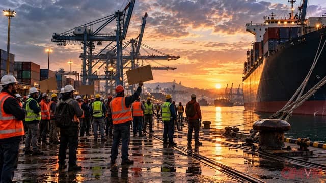 Công nhân cảng tại hơn 100 cảng khắp thế giới đình công phản đối vận chuyển vũ khí qua các tuyến thương mại