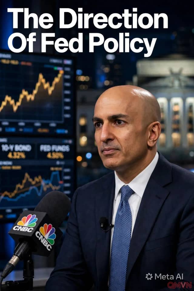 Chủ tịch Fed Minneapolis Neel Kashkari: Lạm phát vẫn quá cao, Fed có thể tăng lãi suất thêm một lần năm nay và một lần nữa vào năm 2027