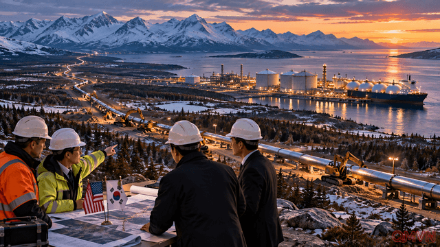 Alaska LNG trở lại bàn cờ Mỹ–Hàn: 200 tỷ USD đầu tư, nhưng bài toán thương mại vẫn chưa được giải