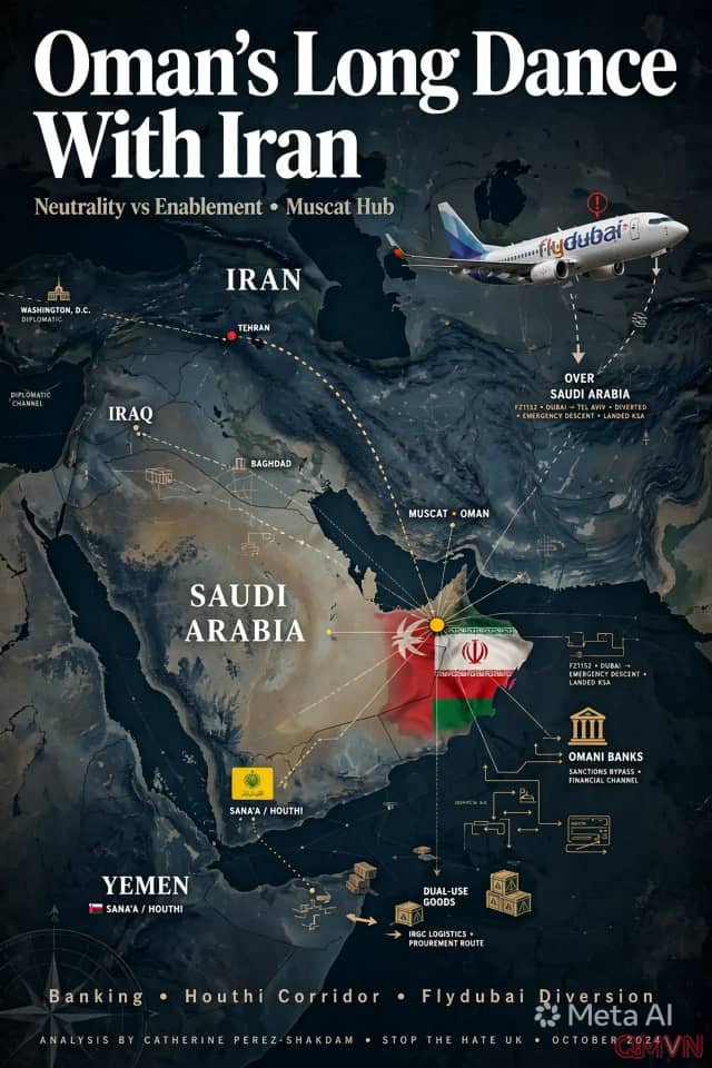 “Điệu nhảy dài” của Oman với Iran: Bài bình luận khơi lại tranh luận về ranh giới giữa trung lập và tiếp tay