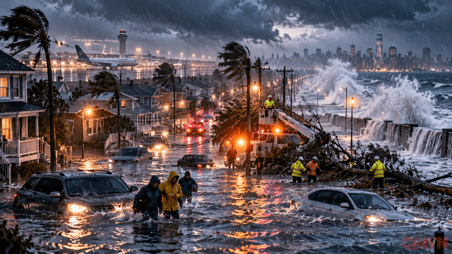 Bão nor’easter nhấn chìm vùng Đông Bắc Mỹ: ngập triều, mất điện và lời cảnh báo cho các đô thị ven biển