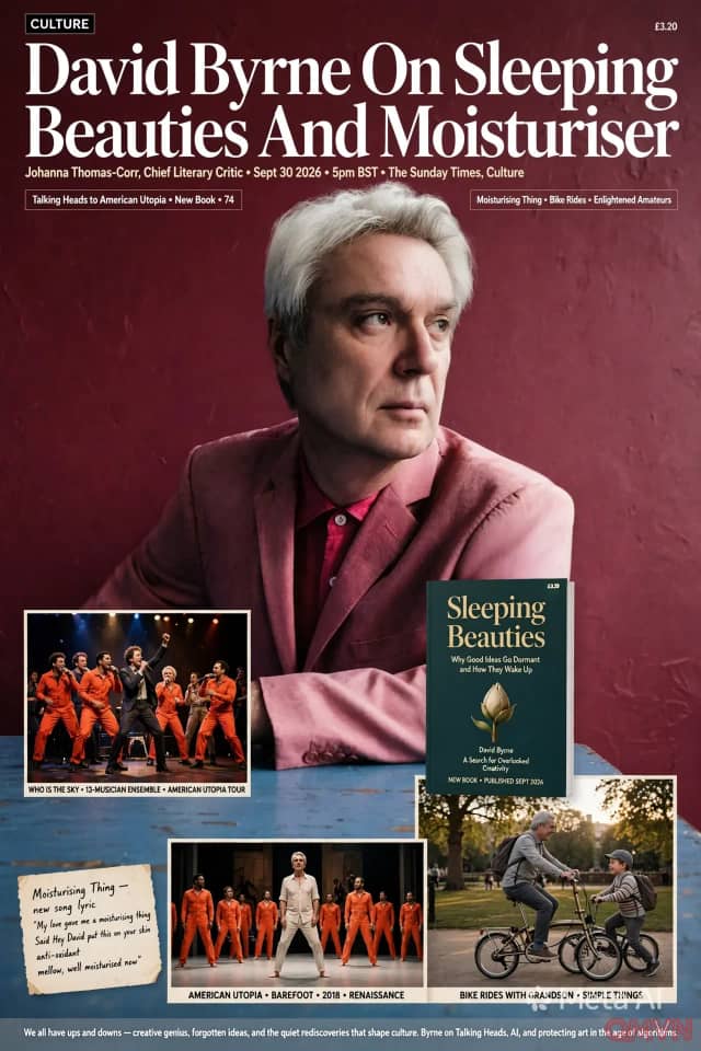David Byrne và những “người đẹp ngủ” của sáng tạo: Cựu thủ lĩnh Talking Heads nói về sách mới, AI và niềm vui giản dị