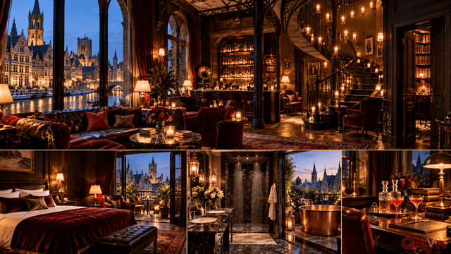 1898 Porter’s House ở Ghent: Khách sạn Gothic khiến fan Harry Potter mê mẩn mà không cần phép thuật chính thức