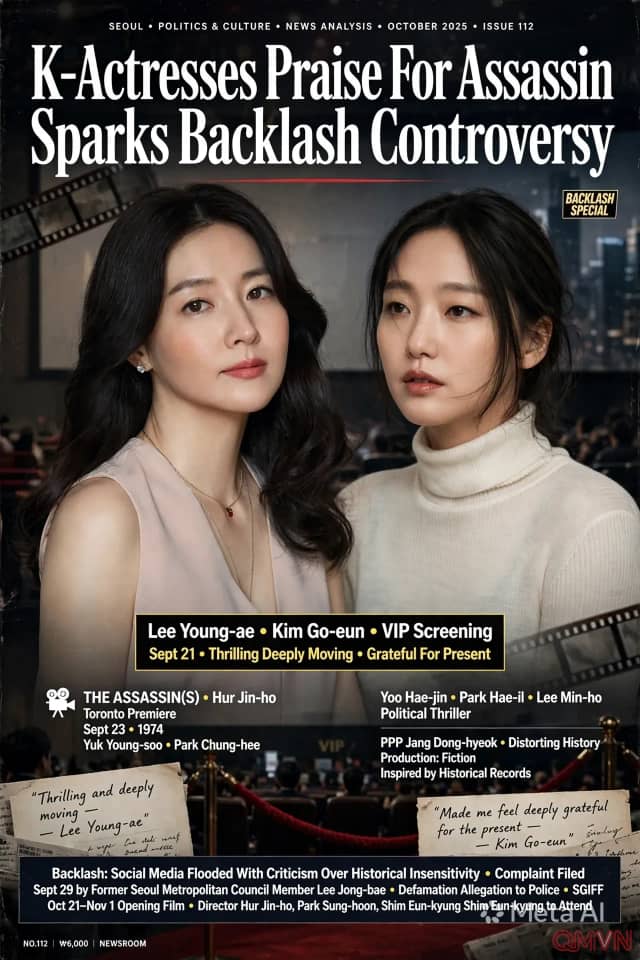 Phim “The Assassin(s)” gây tranh cãi chính trị tại Hàn Quốc, Lee Young-ae và Kim Go-eun hứng chỉ trích vì lời khen