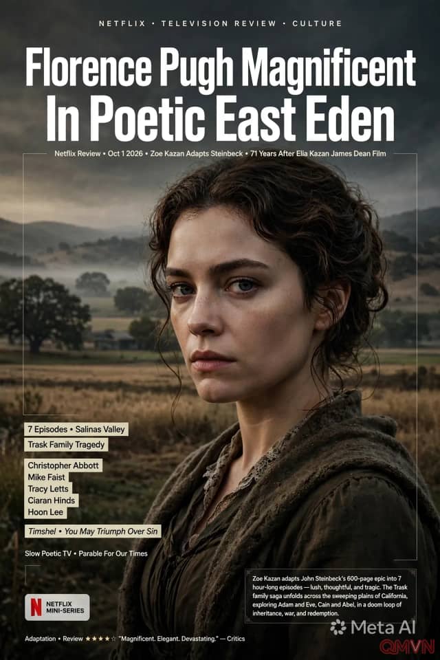 “East of Eden” trên Netflix: Florence Pugh tỏa sáng trong bản chuyển thể giàu chất thơ