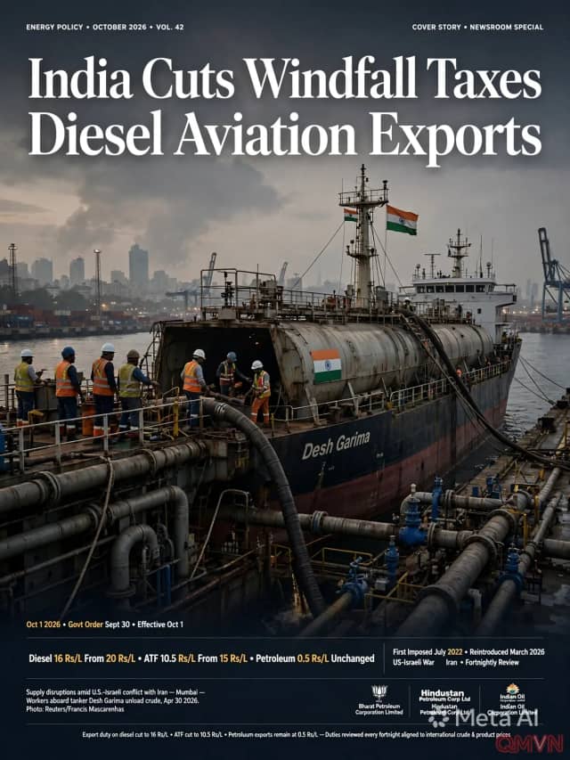 Ấn Độ giảm thuế lợi nhuận bất thường đối với dầu diesel và nhiên liệu bay xuất khẩu