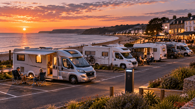 Hàng nghìn lượt campervan ngủ qua đêm ở Devon và Cornwall: Từ bãi đỗ xe thành công cụ quản lý du lịch ven biển