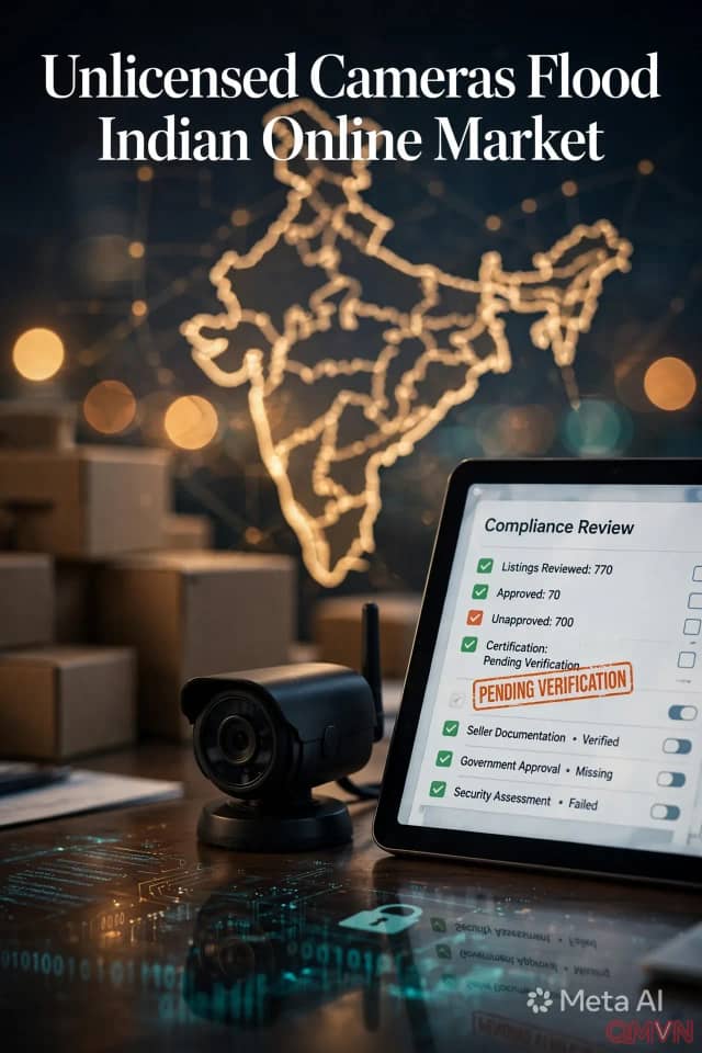 Amazon và Flipkart rà soát hàng trăm camera an ninh chưa được cấp phép tại Ấn Độ giữa nỗi lo gián điệp và an ninh mạng