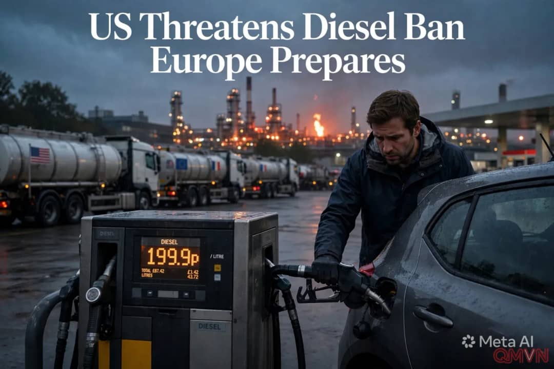Mỹ yêu cầu châu Âu xả kho dầu diesel dự trữ khi Tổng thống Trump đe dọa cấm xuất khẩu giữa cơn khủng hoảng nhiên liệu toàn cầu