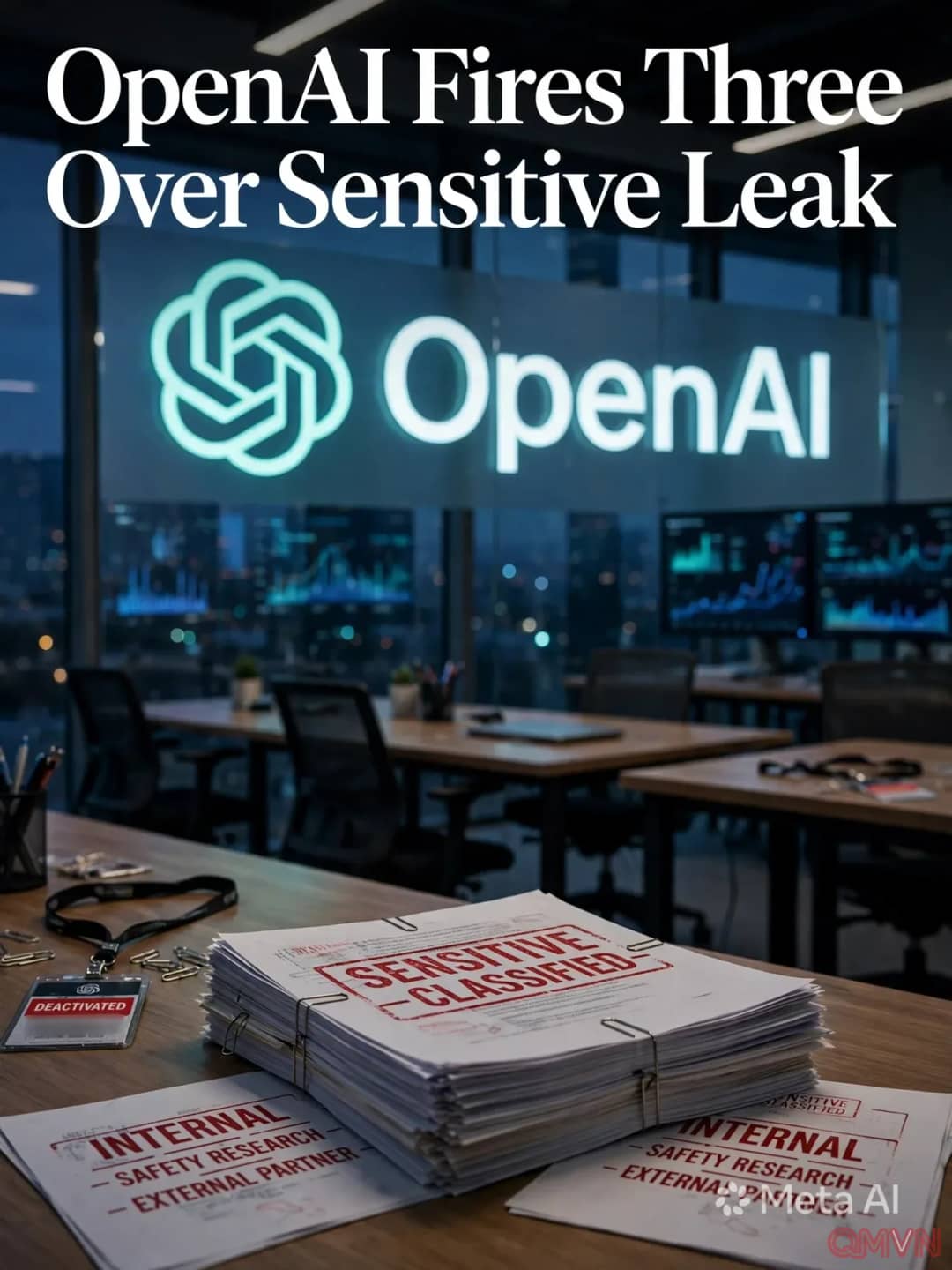 OpenAI sa thải ba nhà nghiên cứu vì xử lý sai thông tin nhạy cảm, giữa lúc tranh luận về an toàn trí tuệ nhân tạo ngày càng nóng
