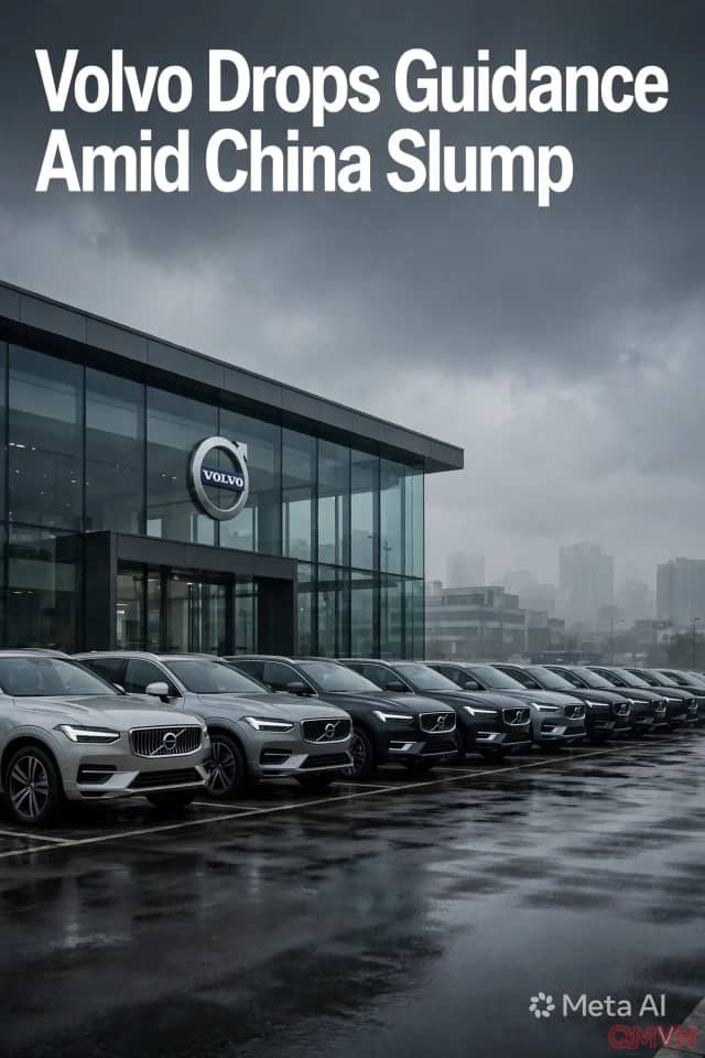 Volvo Cars từ bỏ dự báo cả năm khi doanh số tại Trung Quốc lao dốc 41% và thị trường Mỹ phục hồi chậm hơn kỳ vọng