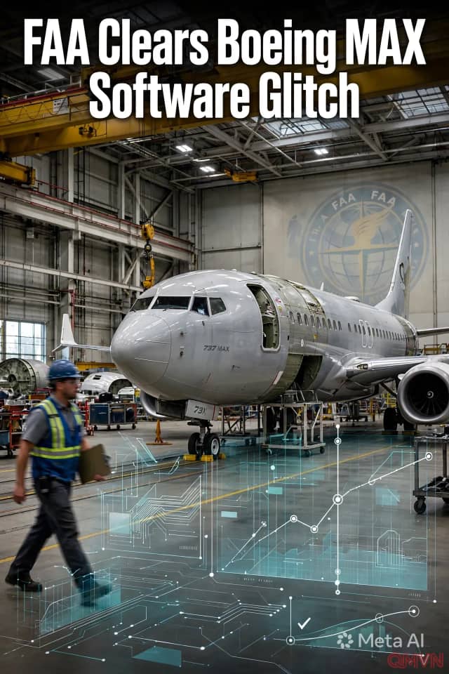 Cơ quan Hàng không Mỹ kết luận lỗi phần mềm trên Boeing 737 MAX không gây nguy hiểm, mở đường cấp chứng nhận cho MAX 10 ngay trong tháng này