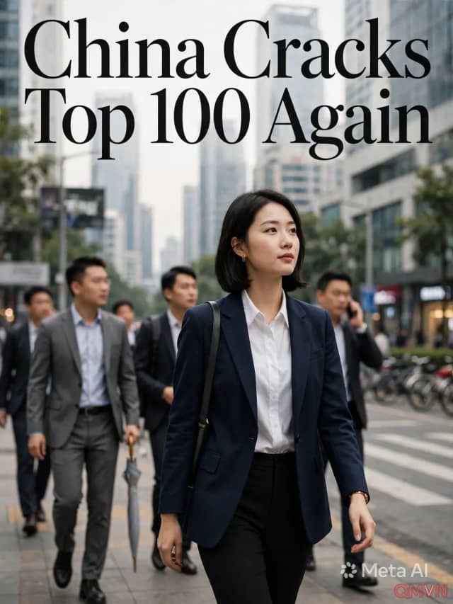 Trung Quốc lần đầu trở lại top 100 về bình đẳng giới sau một thập kỷ, nhưng phụ nữ vẫn vắng bóng ở đỉnh cao quyền lực