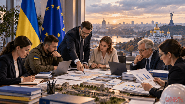 EU giải ngân 2,9 tỷ euro cho Ukraine: Từ cải cách thể chế đến cuộc đua giữ vững tài chính giữa chiến tranh