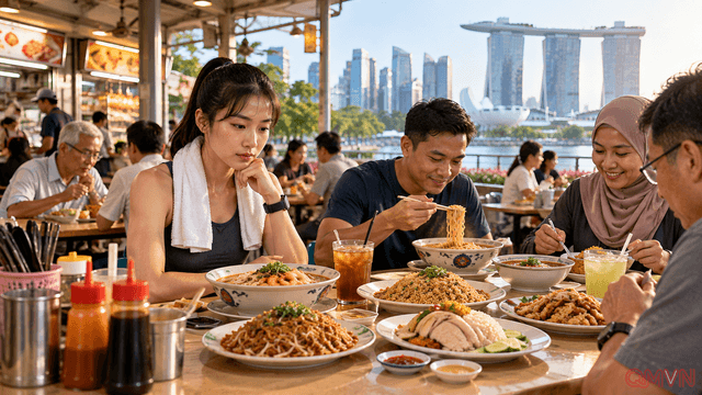 Singapore vận động nhiều hơn nhưng ăn quá mặn, thừa năng lượng: Nghịch lý sức khỏe phía sau những bữa ăn thường ngày