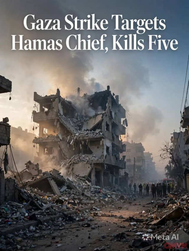 Không kích của Israel nhằm vào thủ lĩnh chính trị Hamas Ali al-Amoudi ở thành phố Gaza, năm người Palestine thiệt mạng, trong đó có phụ nữ và bé gái