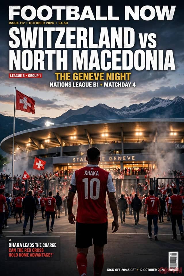 Thụy Sĩ vs Bắc Macedonia: Nati toàn thắng hướng tới vé thăng hạng sớm, đội khách chưa ghi bàn tìm lối thoát trước hàng thủ thép