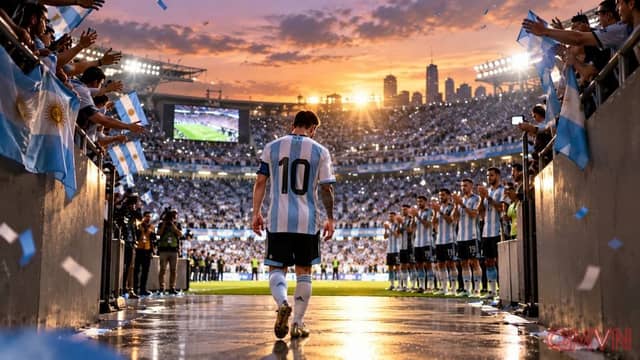 Lionel Messi bước vào trận cuối cùng cùng Argentina, khép lại 21 năm từ những giọt nước mắt đến đỉnh cao World Cup