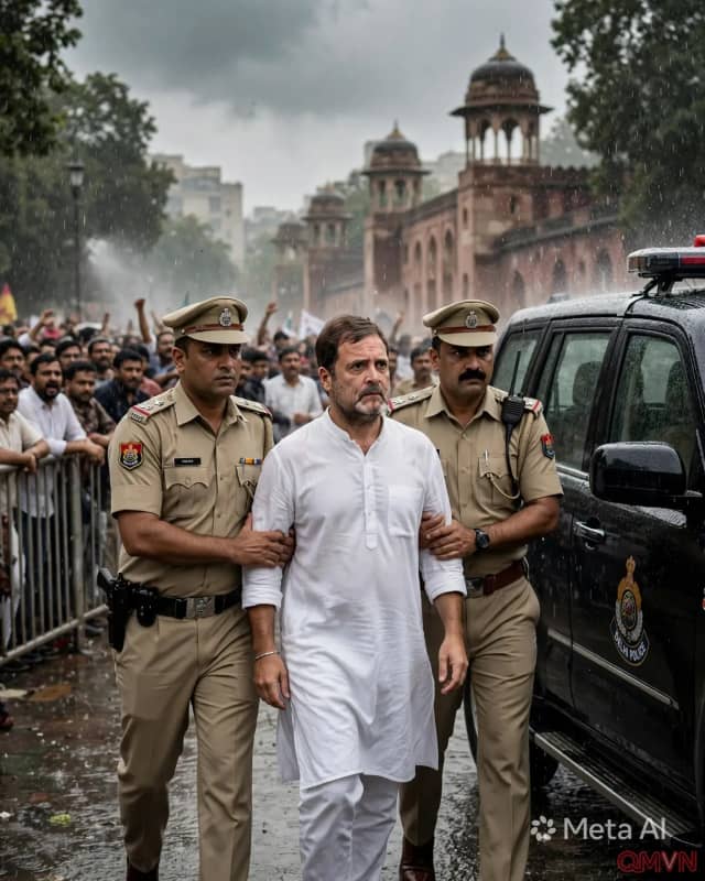 Rahul Gandhi bị cảnh sát bắt giữ giữa New Delhi khi phe đối lập Ấn Độ đòi Chủ tịch Ủy ban Bầu cử từ chức