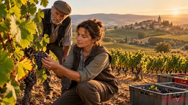 Vụ rượu vang France đối mặt mức thấp lịch sử khi nắng nóng và vườn nho thu hẹp thử thách sinh kế