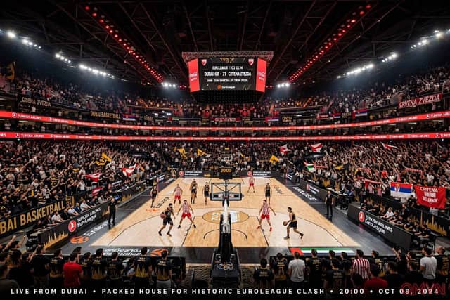Dubai Basketball vs Crvena Zvezda: Chủ nhà bất bại tại Coca-Cola Arena đấu đội khách thiếu Johnathan Motley, cuộc chiến rebound định đoạt vòng 4 EuroLeague