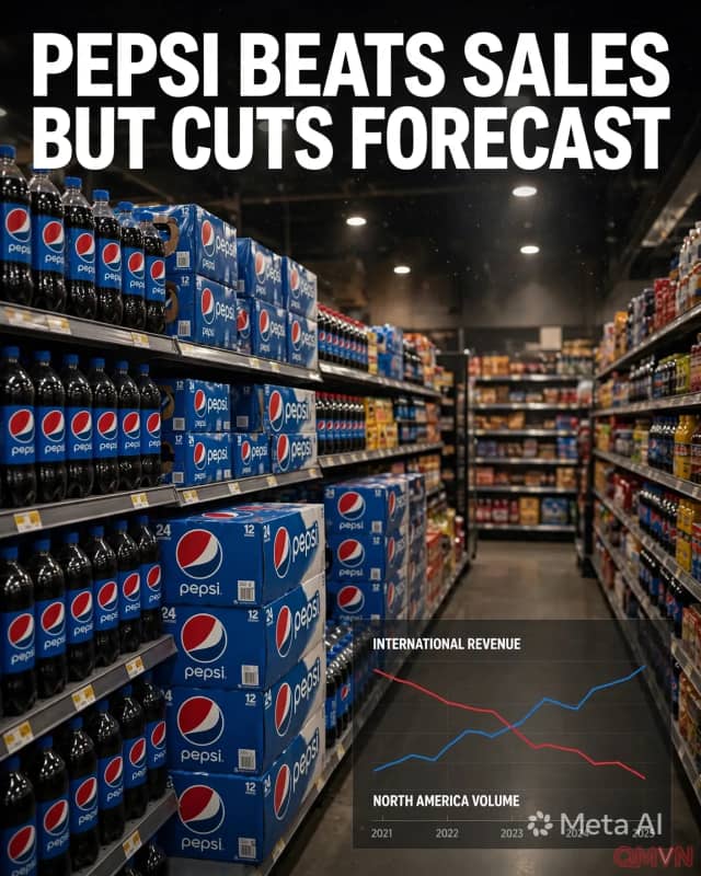 PepsiCo cắt giảm dự báo lợi nhuận cả năm khi nỗ lực phục hồi thị trường Bắc Mỹ chậm hơn kỳ vọng