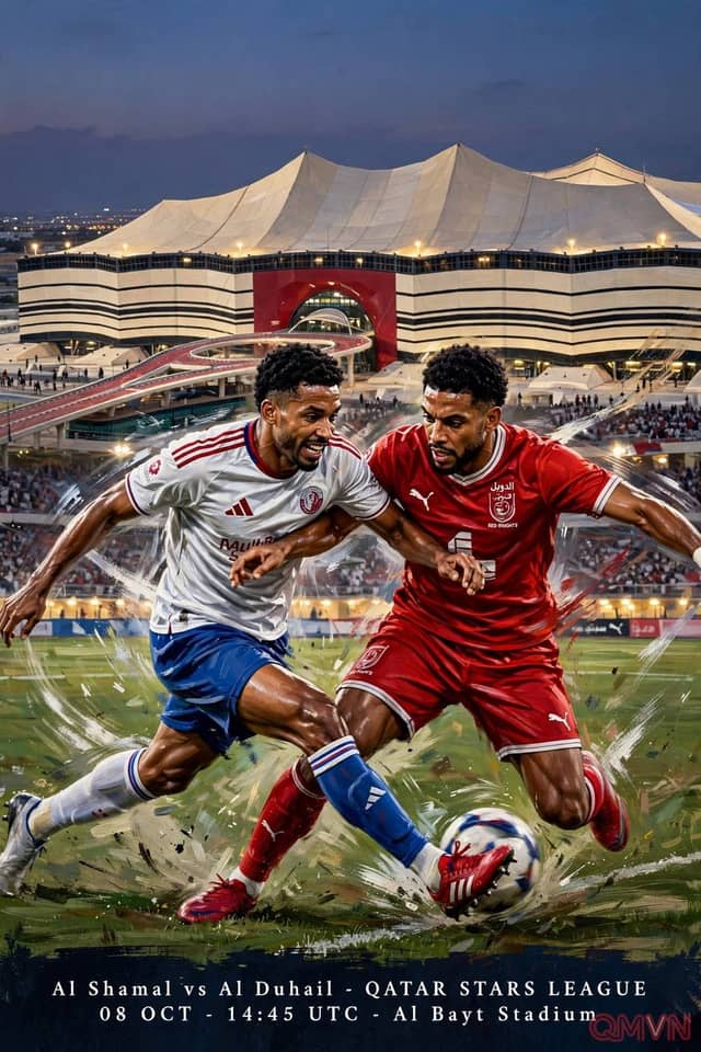 Al Shamal vs Al Duhail: Rực Lửa Chiến Địa Al Bayt Stadium Và Thách Thức Ngôi Đầu Qatar Stars League