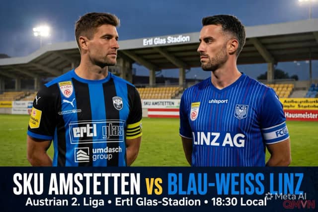 SKU Amstetten vs Blau-Weiss Linz: Rực lửa chảo lửa Ertl Glas-Stadion định đoạt ngôi đầu giải Hạng Nhất Áo
