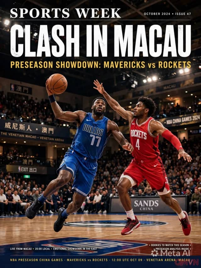 Dallas Mavericks vs Houston Rockets: Derby Texas mở màn tiền mùa giải NBA tại Macau, Kyrie Irving chờ ngày tái xuất còn Cooper Flagg thách thức Kevin Durant