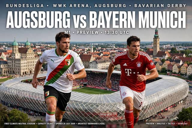 Augsburg – Bayern Munich: Derby xứ Bavaria giữa hai đội trong nhóm bốn, Hùm xám săn ngôi đầu Bundesliga dù vắng Jamal Musiala trước chủ nhà từng gây sốc