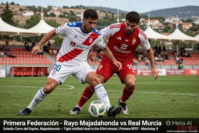 Rayo Majadahonda quyết đấu Real Murcia tại Primera Federación: Màn so tài nảy lửa vì tấm vé thăng hạng La Liga Hypermotion trên thánh địa Cerro del Espino