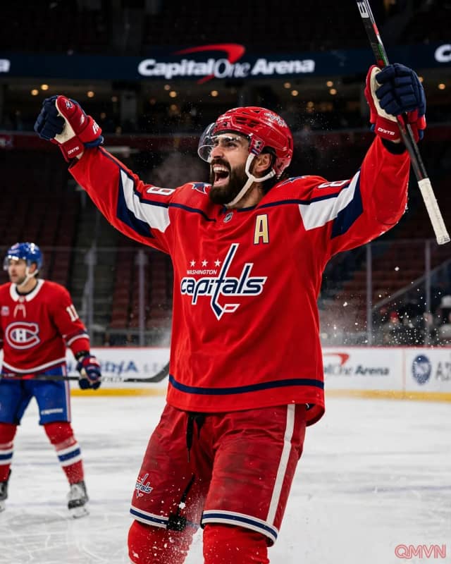 Ngôi sao Alex Tuch rực sáng với cú đúp giúp Washington Capitals đánh bại Montreal Canadiens trong trận cầu kịch tính