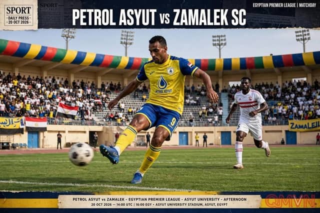 Petrol Asyut đại chiến Zamalek tại giải VĐQG Ai Cập: Pháo đài Asyut nghênh chiến gã khổng lồ thành Cairo