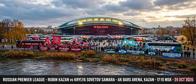 Rubin Kazan quyết chiến Krylya Sovetov tại VĐQG Nga: Rực lửa Derby vùng Volga và cuộc đối đầu chiến thuật nảy lửa