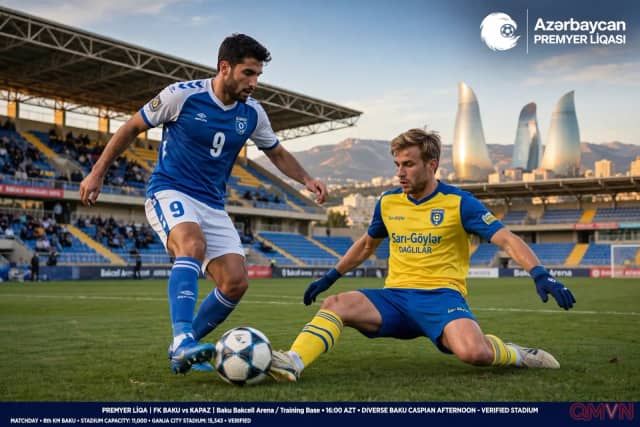 FK Baku đại chiến Kapaz PFK tại VĐQG Azerbaijan: Bản lĩnh thủ đô đối đầu khát vọng phục hưng miền Tây