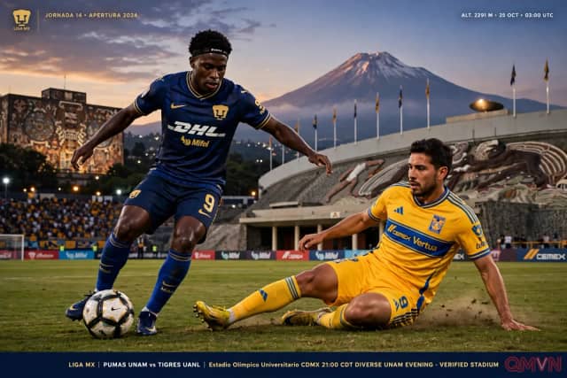 Pumas UNAM đại chiến Tigres UANL tại Liga MX: Rực lửa Olímpico Universitario và khúc cua sinh tử Liguilla
