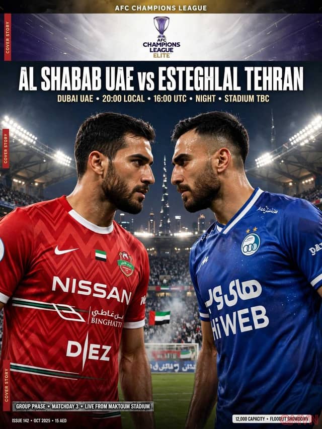 Shabab Al Ahli quyết đấu Esteghlal Tehran tại Cúp C1 Châu Á: Chảo lửa Rashid rực lửa đại chiến Tây Á