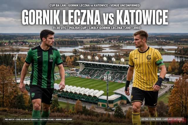 Górnik Łęczna quyết chiến GKS Katowice tại Cúp Quốc gia Ba Lan: Chảo lửa Stadion Górnika thử lửa bản lĩnh đội khách