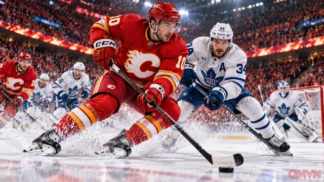 Calgary Flames hạ Toronto Maple Leafs 5–2: Matvei Gridin tỏa sáng, đội chủ nhà thắng liền bốn trận