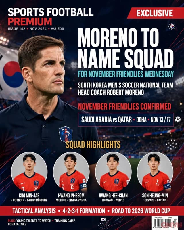 Robert Moreno Chốt Danh Sách Đội Tuyển Hàn Quốc: Sứ Mệnh Hàn Gắn Nội Bộ Và Khúc Quanh Tương Lai