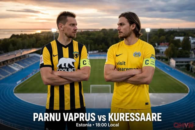 Parnu JK Vaprus đối đầu Kuressaare tại giải VĐQG Estonia: Trận cầu sáu điểm rực lửa định đoạt số phận trụ hạng và bản lĩnh vùng biển Baltic