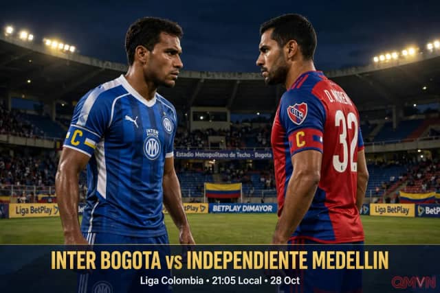 Internacional de Bogotá vs Independiente Medellín: trận đá bù then chốt, chủ nhà bám đuổi nhóm tám đội còn DIM tìm cách thoát chuỗi thua tại Techo