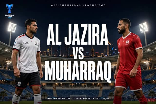 Al Jazira đối đầu Muharraq tại Cúp C2 Châu Á: Cuộc thư hùng vùng Vịnh rực lửa định đoạt ngôi đầu và bản lĩnh hai thế lực Tây Á