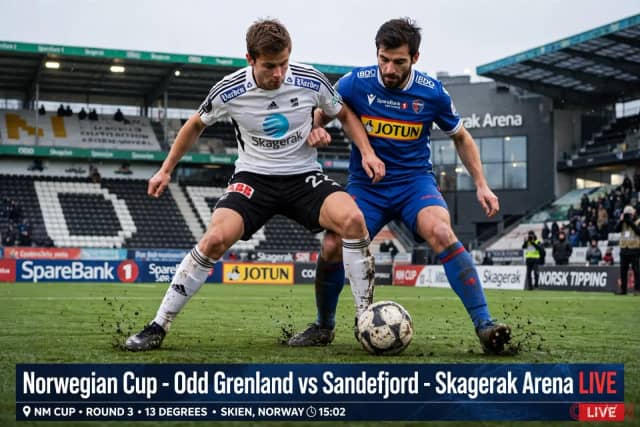 Odd Grenland đối đầu Sandefjord ở Cúp Na Uy: Derby đầy áp lực tại Skien và cuộc chiến giành vé đi tiếp
